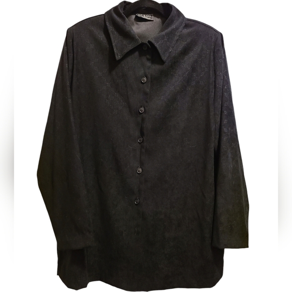 Button-up shacket with chain print 16 - Picture 1 of 6